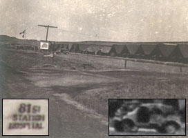 [81st Station Hospital with Captured Kubelwagen]